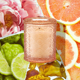 La Jolie Muse fragrance notes highlight citrus top notes to brighten spaces.