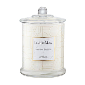 LA JOLIE MUSE Jasmine Candle gift box highlights luxury packaging for special occasions.