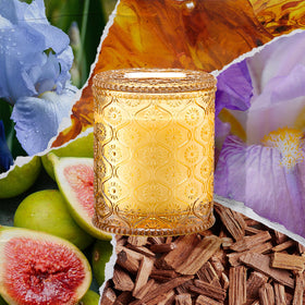 LA JOLIE MUSE Santal Himalayen fragrance close-up with warm glow.