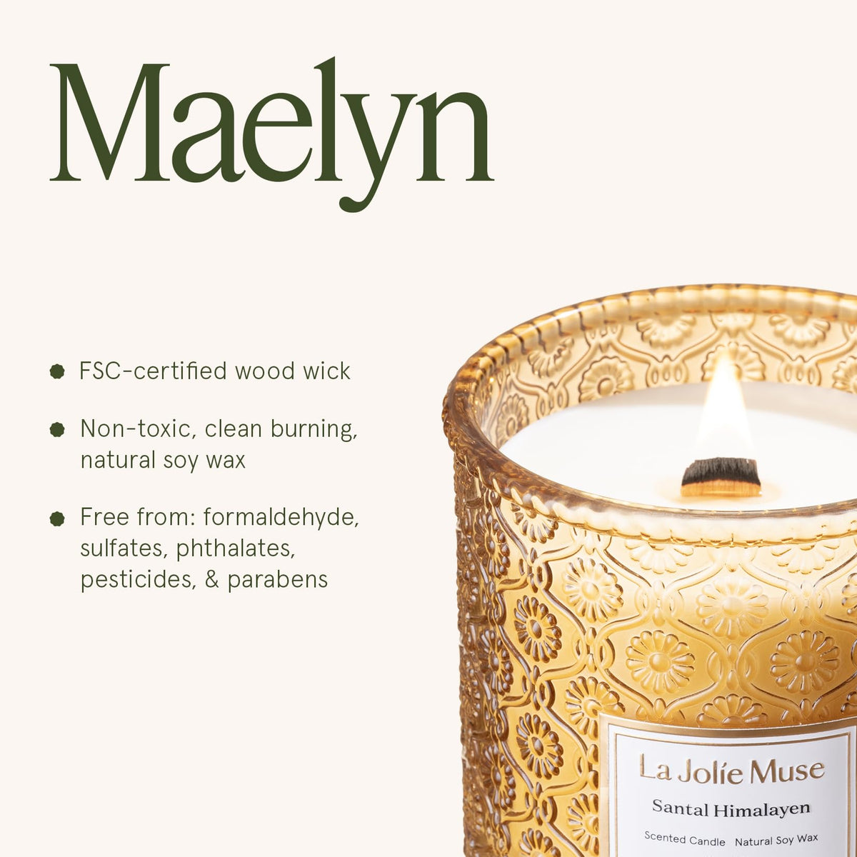 La Jolie Muse Santal Himalayen room scene brings cozy warmth.