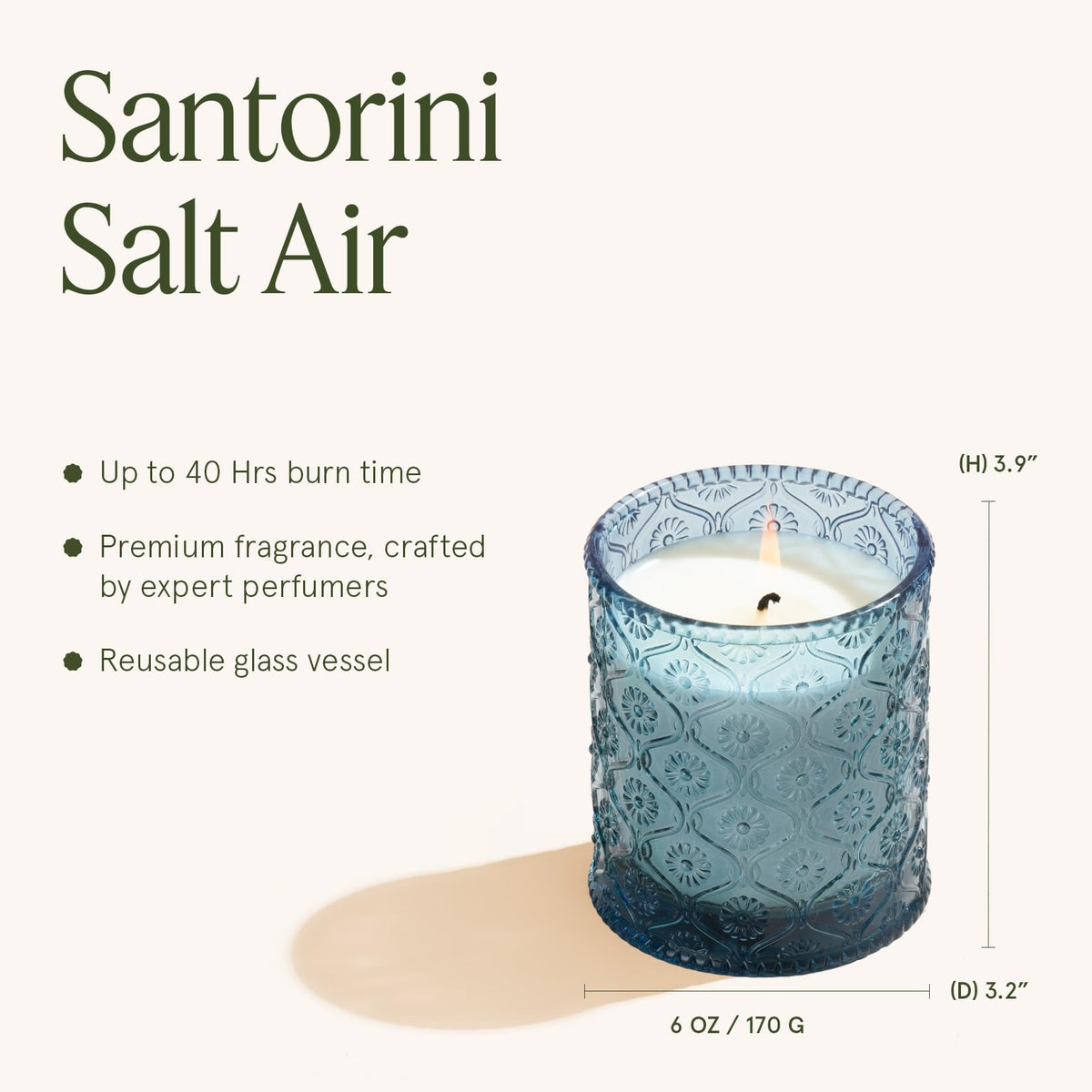 LA JOLIE MUSE Santorini Salt Air packaging highlights eco-friendly materials