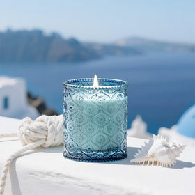 LA JOLIE MUSE Santorini Salt Air close-up showcases artisanal embossing and craftsmanship
