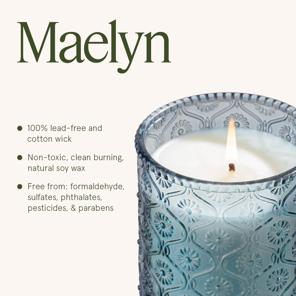LA JOLIE MUSE Santorini Salt Air candle in gift-ready presentation
