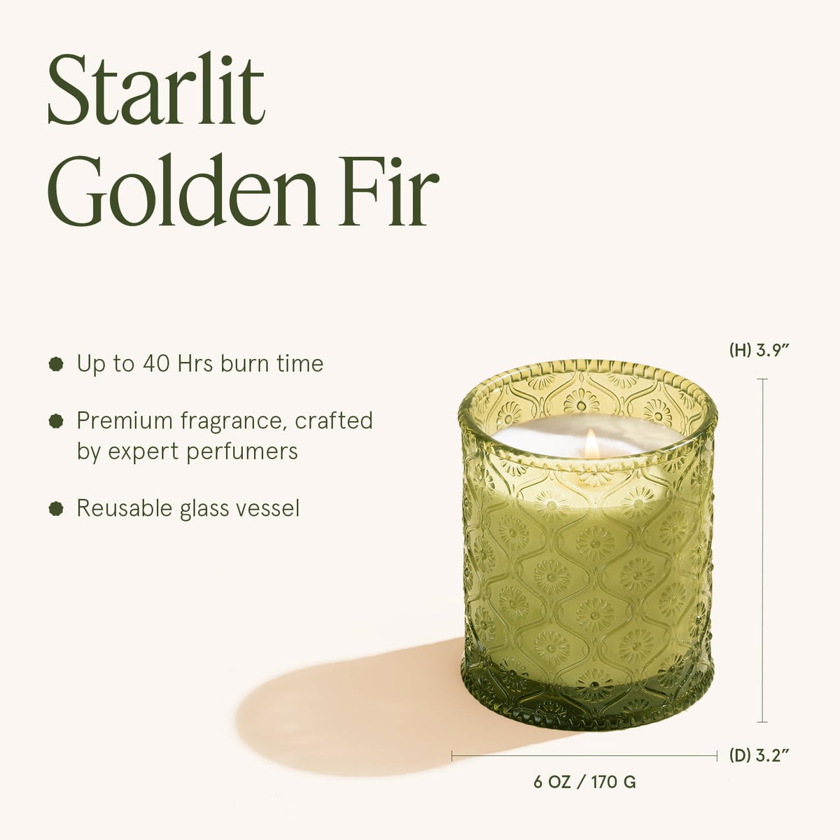 LA JOLIE MUSE Starlit Golden Fir gift packaging makes gifting effortless.