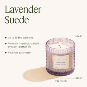 LA JOLIE MUSE Lead-free wick ensures clean, even burn