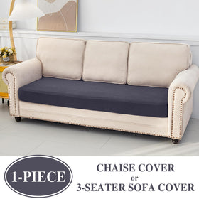 LA MEACK cushion cover close-up reveals polyester-spandex softness and resilience