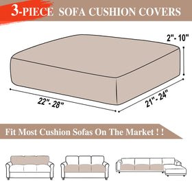 LA MEACK washable cushion cover stays fresh with cold water cleaning.
