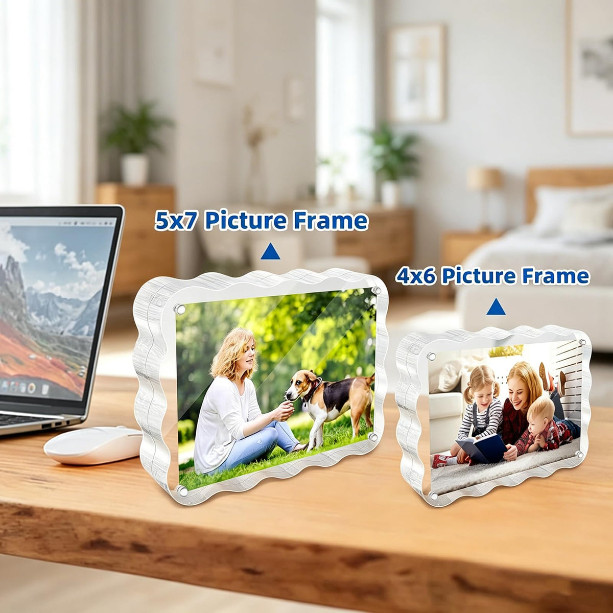 Laapee fits standard 4x6 photos for versatile decorating.