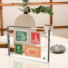 laapee clear acrylic frame blends with any decor