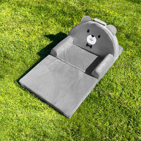 Laapee grey sofa bed hides dirt between uses, ideal for busy homes.
