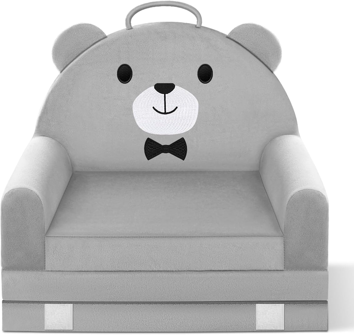 Laapee magic-tape backrest provides sturdy support for climbing and lounging.