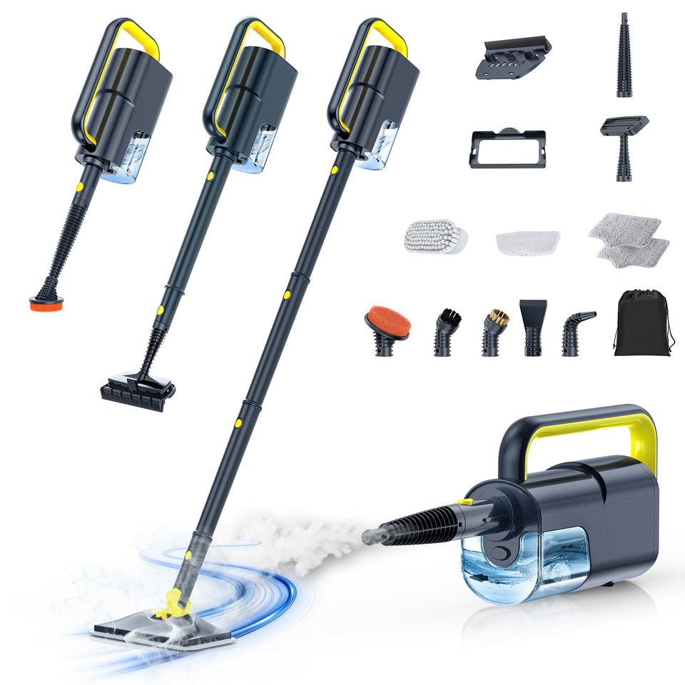 LABIGO 10-in-1 steam mop overview for versatile cleaning across surfaces