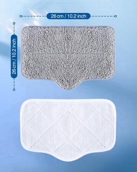 LABIGO deep-clean microfiber pads trap dirt for refreshed surfaces