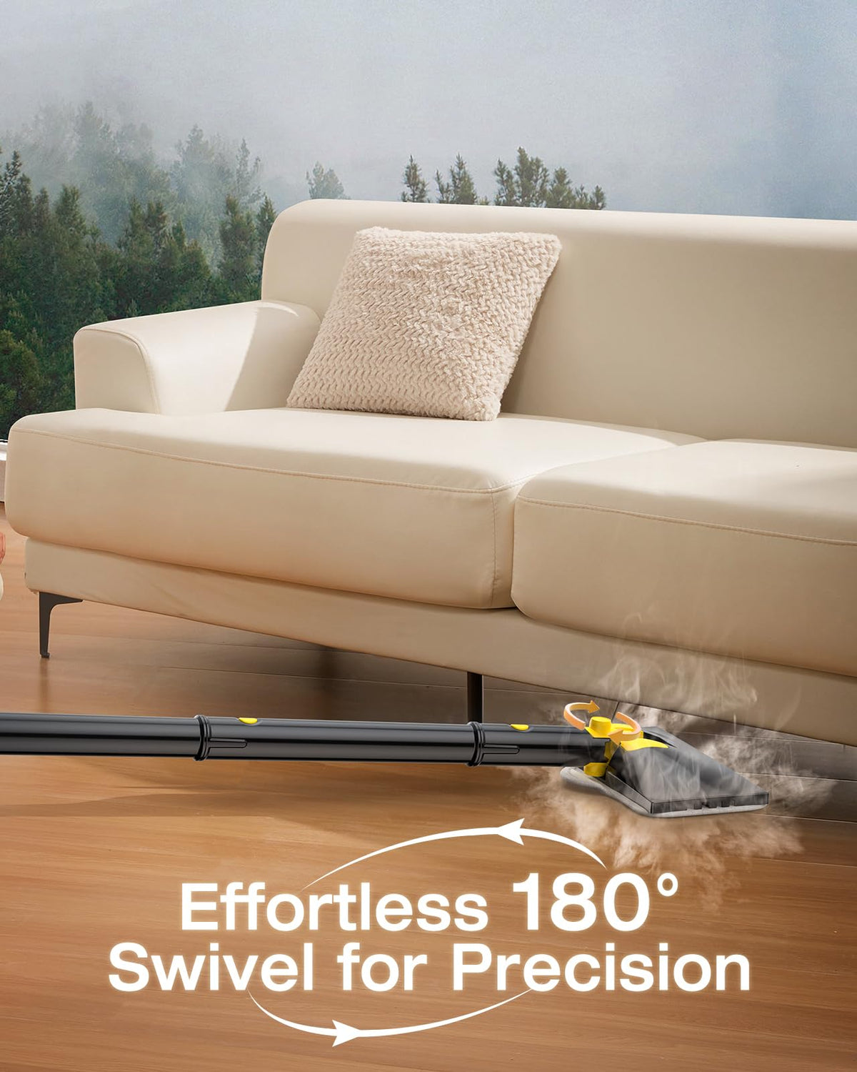 LABIGO detachable handheld steamer for clothes and grills with steam