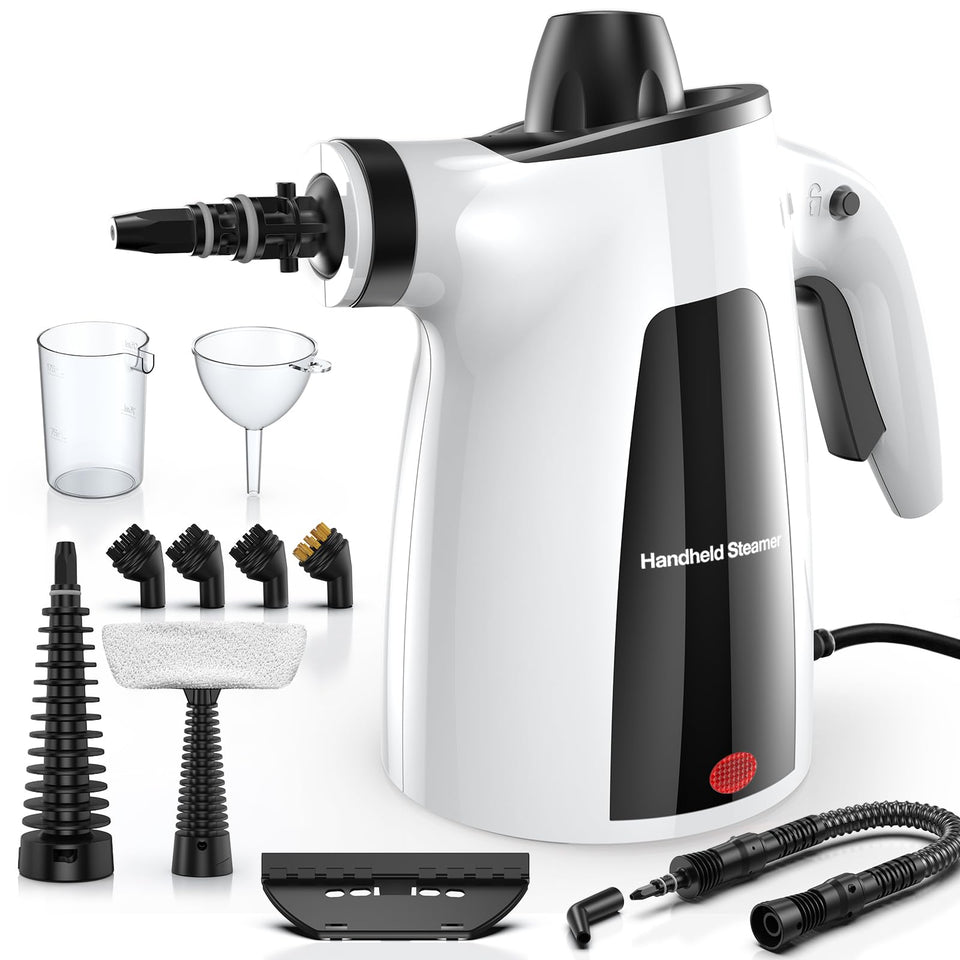 LABIGO Steam Cleaner front view showing portable cleaning power for home use.