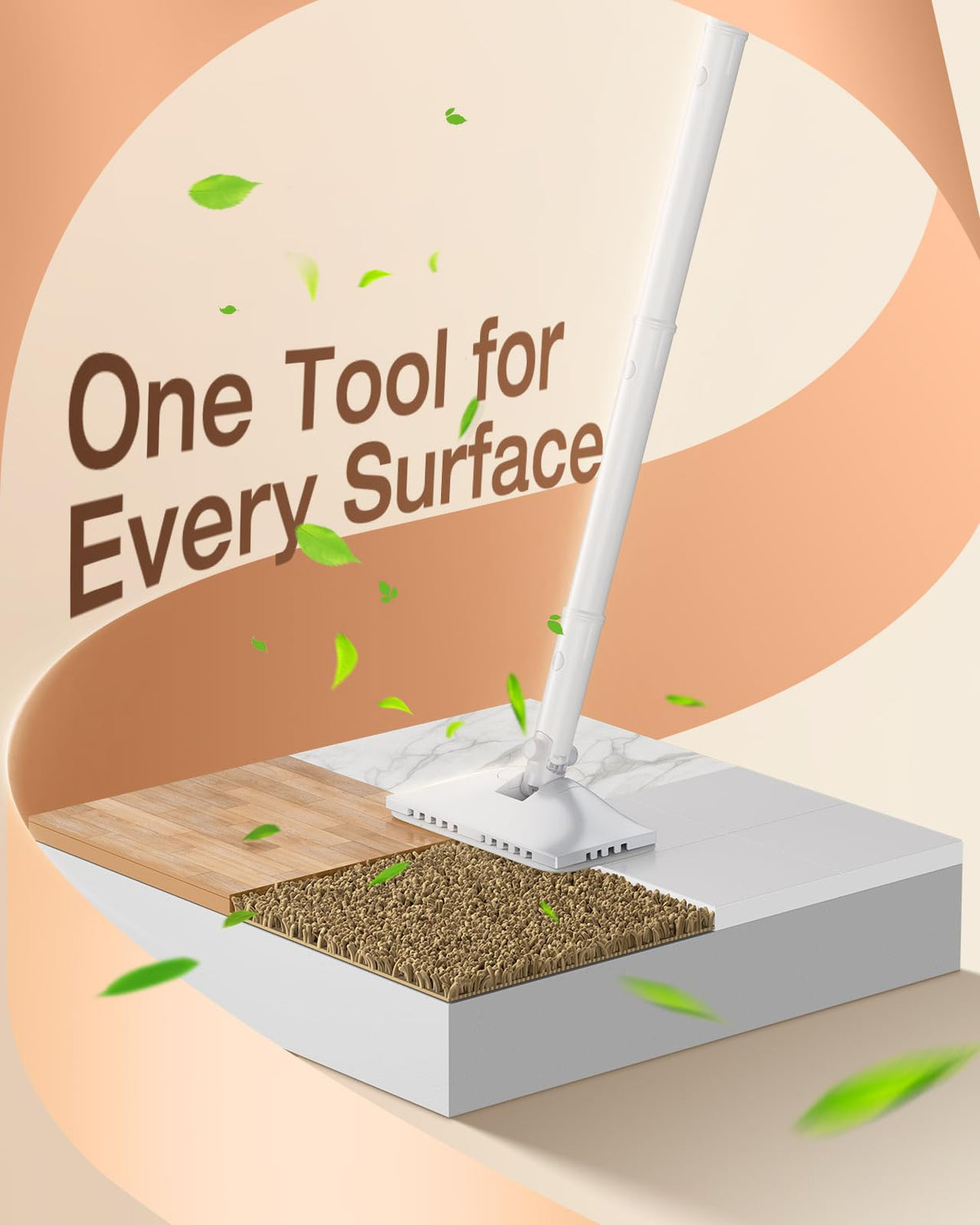 LABIGO 2-level steam control for delicate surfaces and deep cleaning