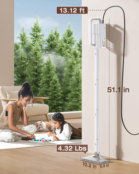 LABIGO auto shut-off and 4m cord for safer, extended cleaning