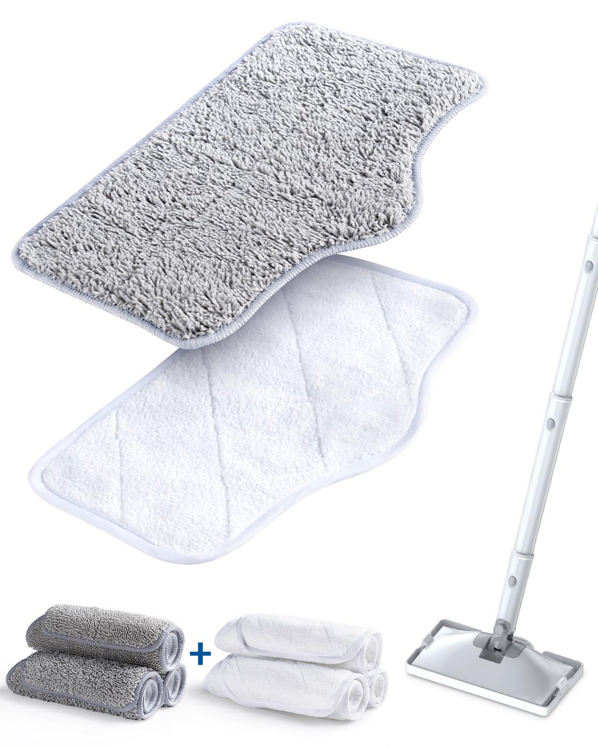 LABIGO steam mop pads in action for deep cleaning hardwood floors