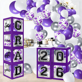 Labrostar graduation boxes 2026 add a photo-ready purple display