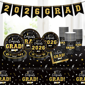 Labrostar banner adds festive graduation decor for photos