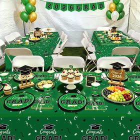 Labrostar disposable dinnerware saves time cleaning after celebrations.