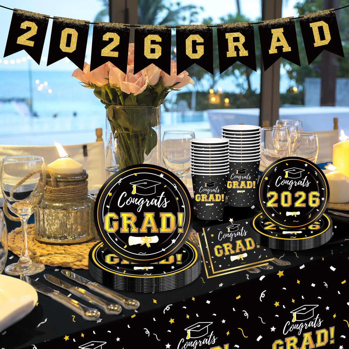 Labrostar graduation 7-inch dessert plates for elegant servings and quick cleanup.