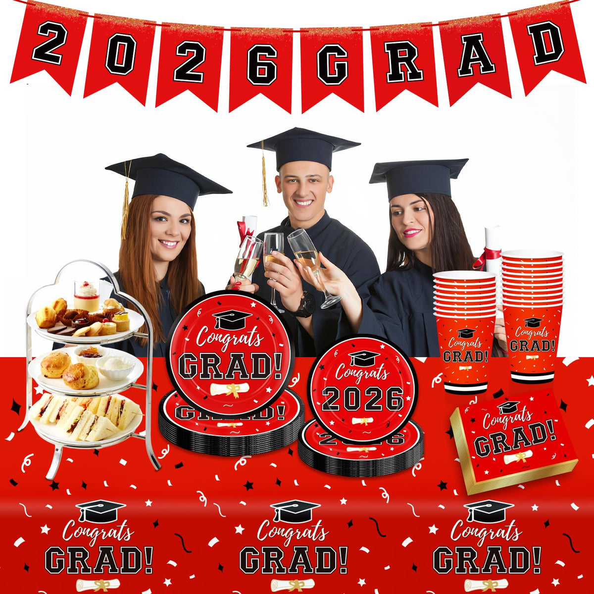 Labrostar graduation tablecloth 54 x 108 inches protects surfaces