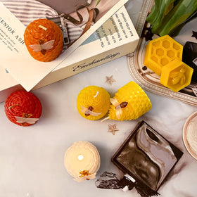 Gift-ready Lacaser candles in individual boxes for housewarming or holidays.
