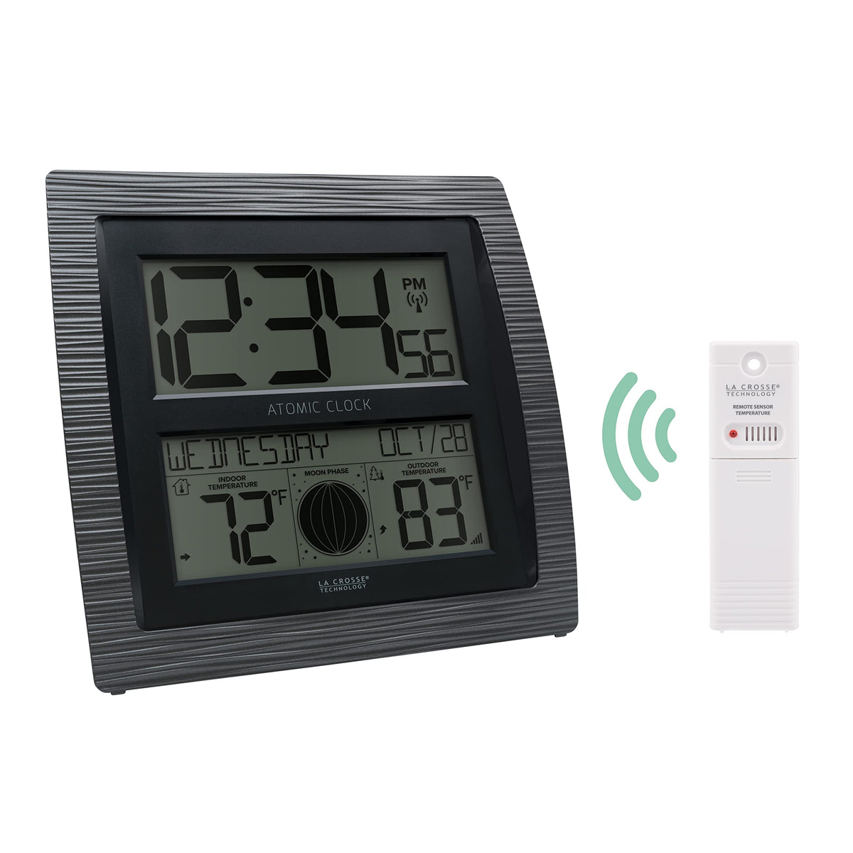 La Crosse BBB86118-INT moon phase display for nightly planning.