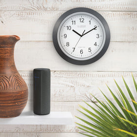 La Crosse WT-3129B clock placed in a living room setting for reliable time