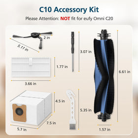 Lacvik C10 washable filter captures dust and pollen for cleaner air.