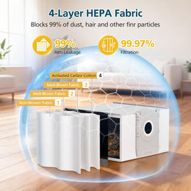 Lacvik dust bag for ECOVACS T50 Max Pro seals tightly.