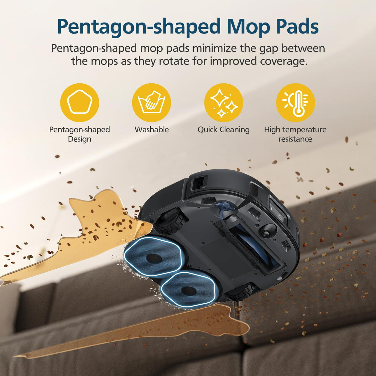 Lacvik eufy X10 Pro Omni vacuum bags prevent leaks for tidy storage.