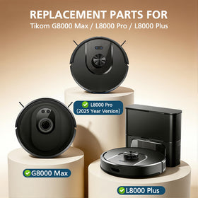 Lacvik G8000 Max side brushes reach corners and baseboards without scratching surfaces