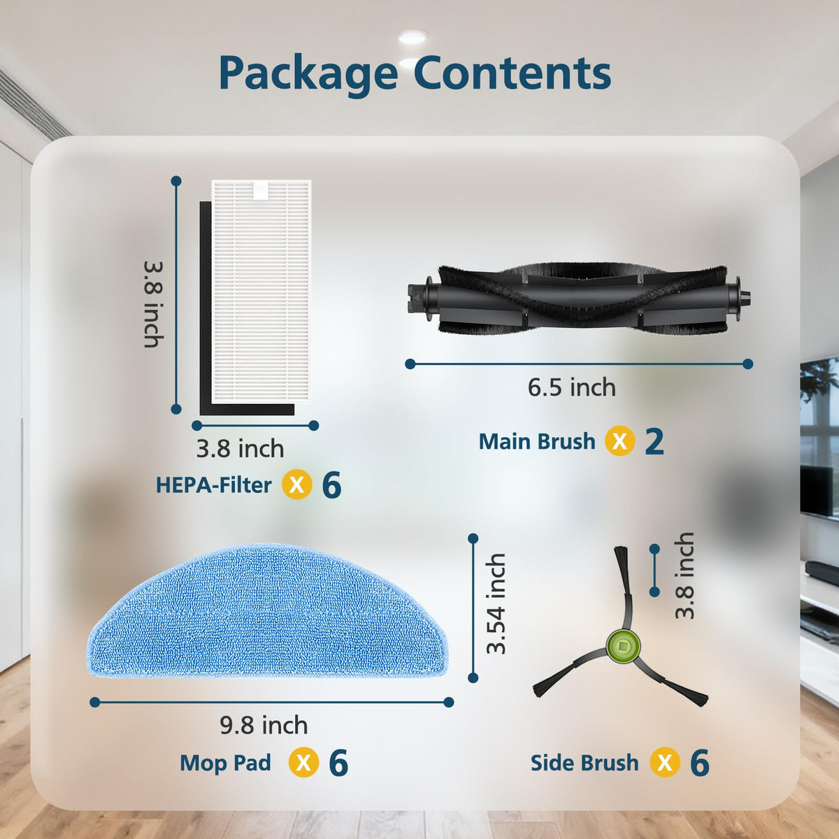 Lacvik L8000 Pro mop pads provide durable scrubbing for various floors