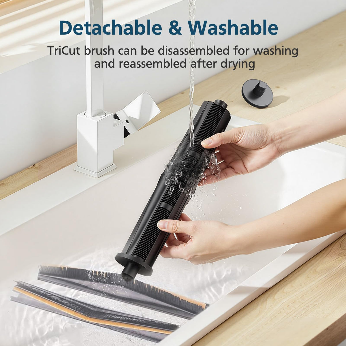 Lacvik Dense Mop Pad for robust scrubbing on hardwood and tile