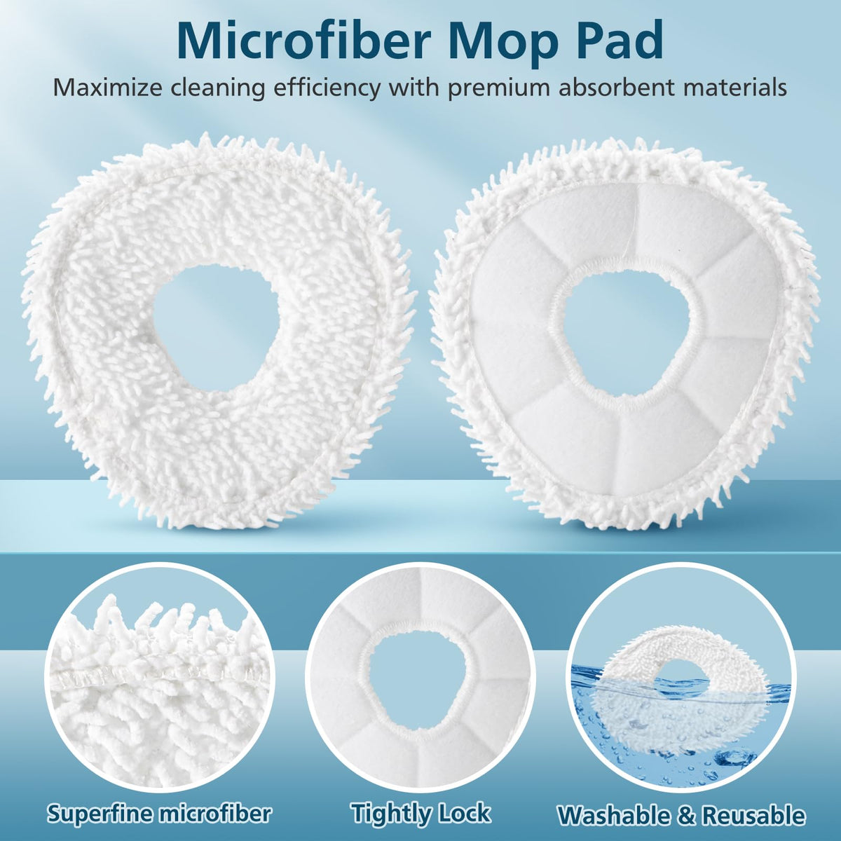 Lacvik Narwal Freo X Ultra mop pads deliver absorbent, streak-free cleaning