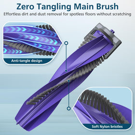 Lacvik Narwal Freo X Ultra side brushes reach corners without scratching floors