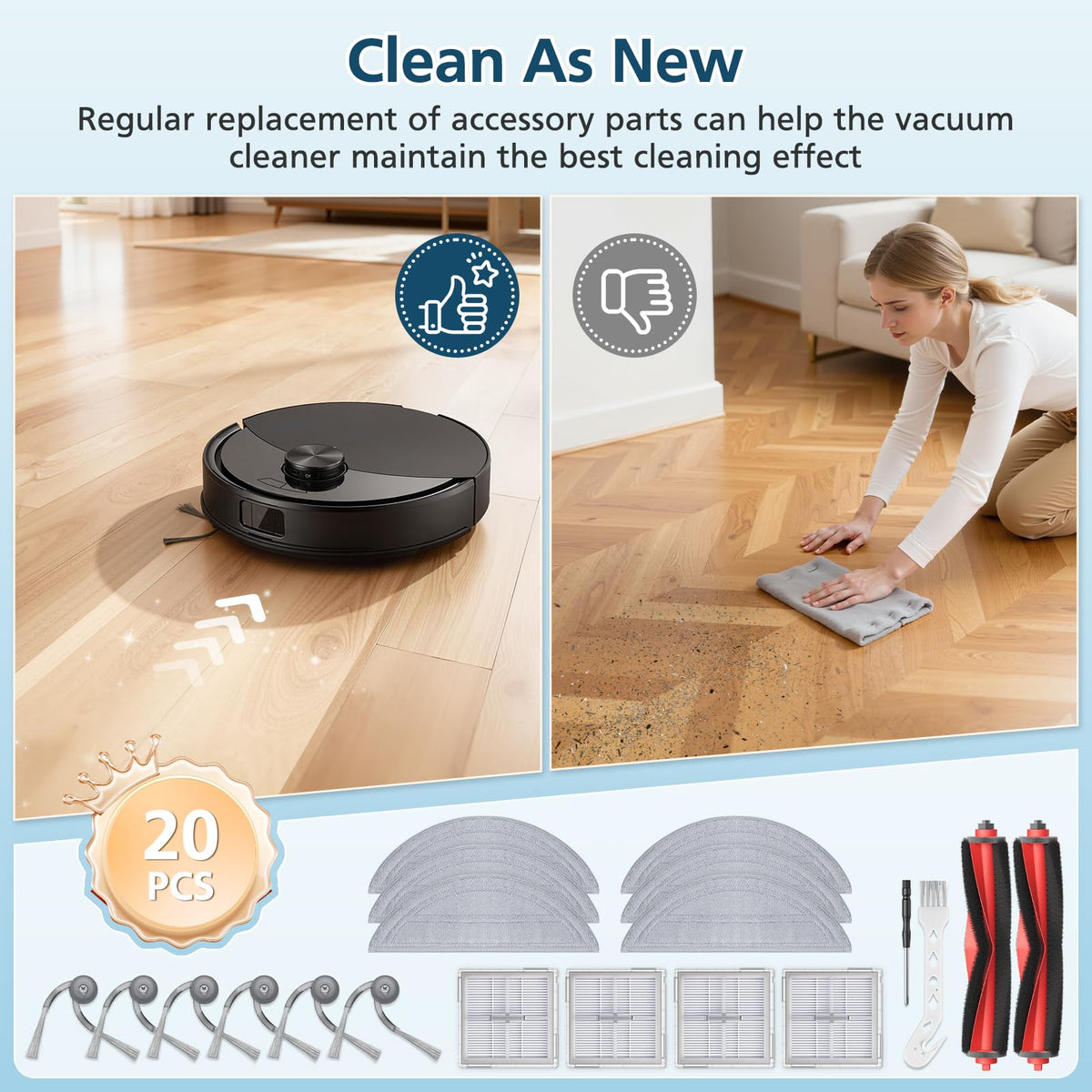 Lacvik Q10 S5 compatibility with Roborock Q10 S5 and S5+
