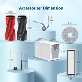 Lacvik Qrevo S5V compatibility with Roborock models for easy replacement.
