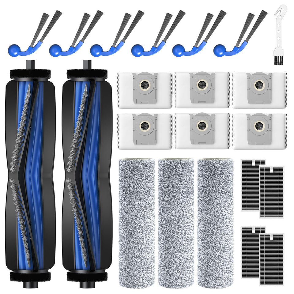 Lacvik T80 Omni main brush powers thorough pickup on multiple floor types