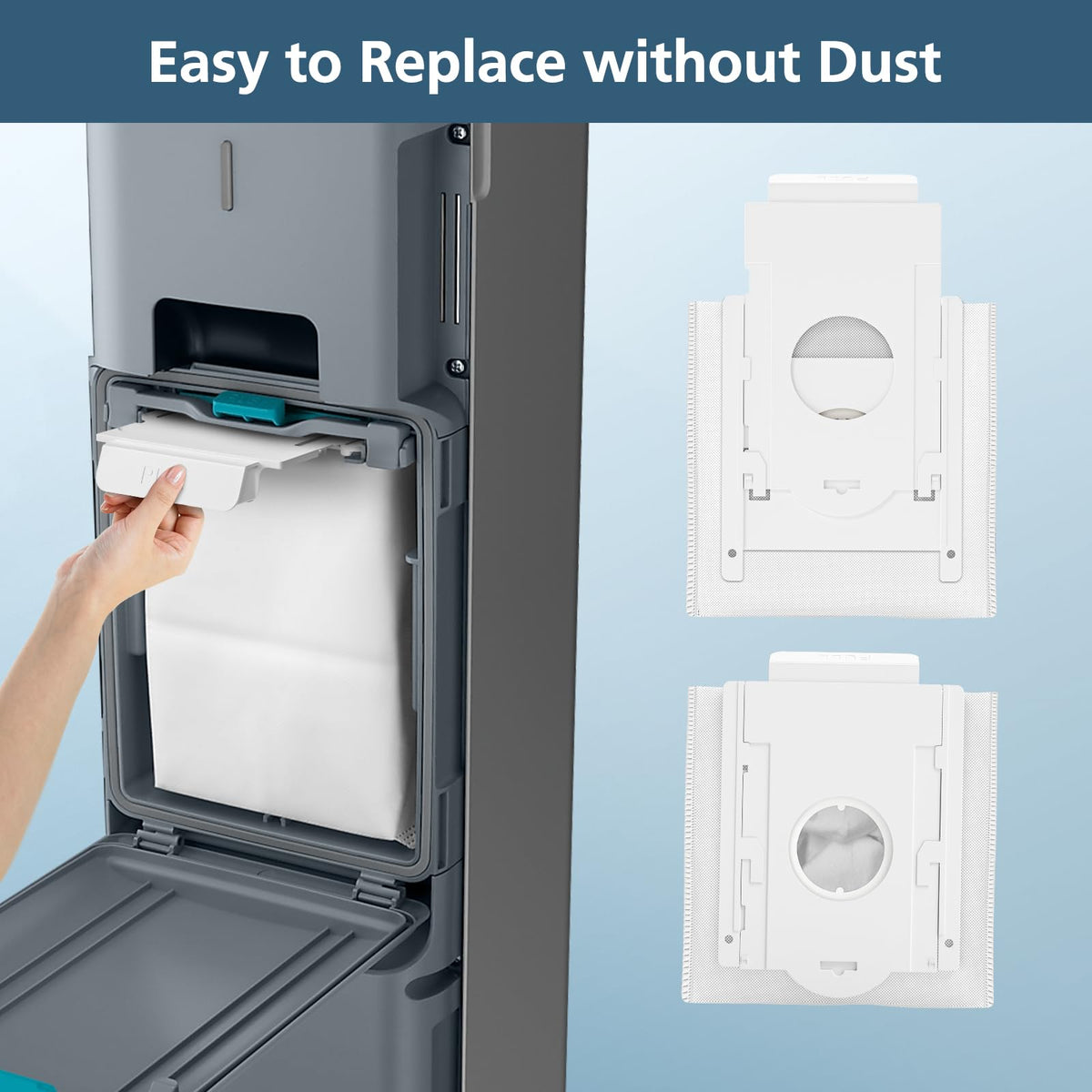Lacvik VCA-ADB90 easy-install handle emphasizes user-friendly maintenance.
