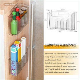 Lae Nuvole clear plastic storage bin stackable for easy visibility