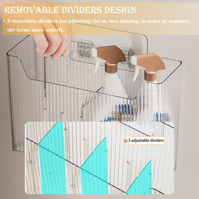 Lae Nuvole slim design narrow storage bin fits tight cabinets and doors