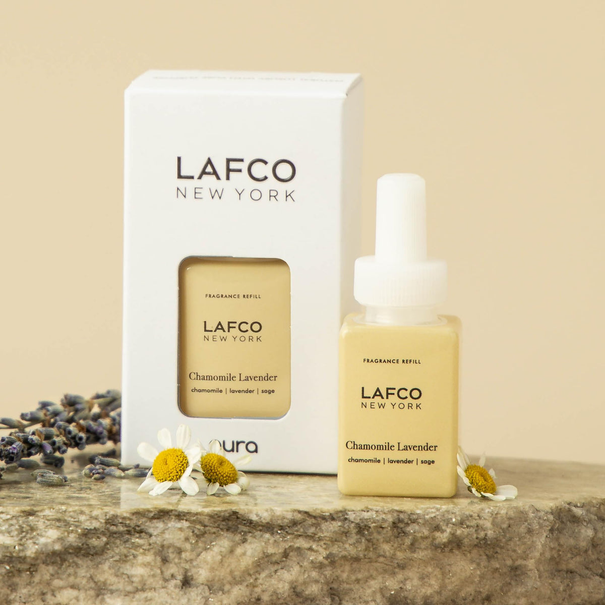 LAFCO Chamomile Lavender refills offer up to two weeks of fragrance life