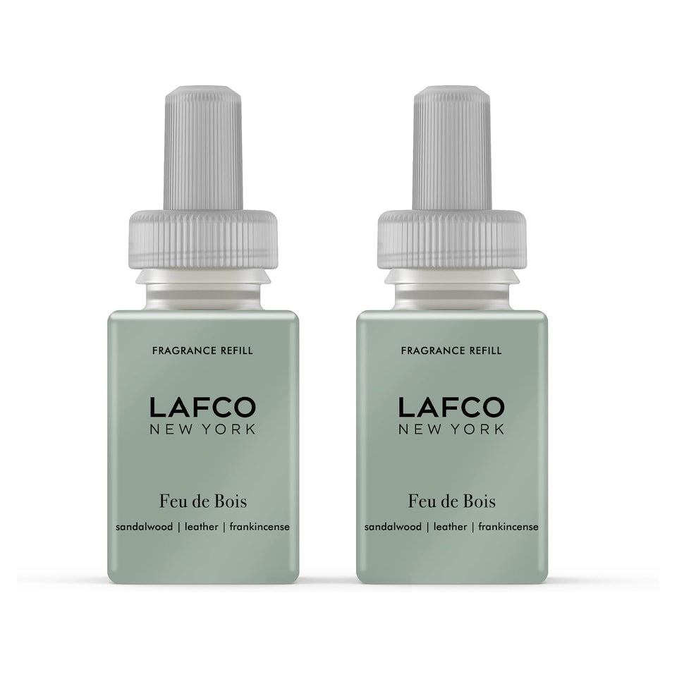 LAFCO New York Feu de Bois refill vial pack ready to refresh large spaces.