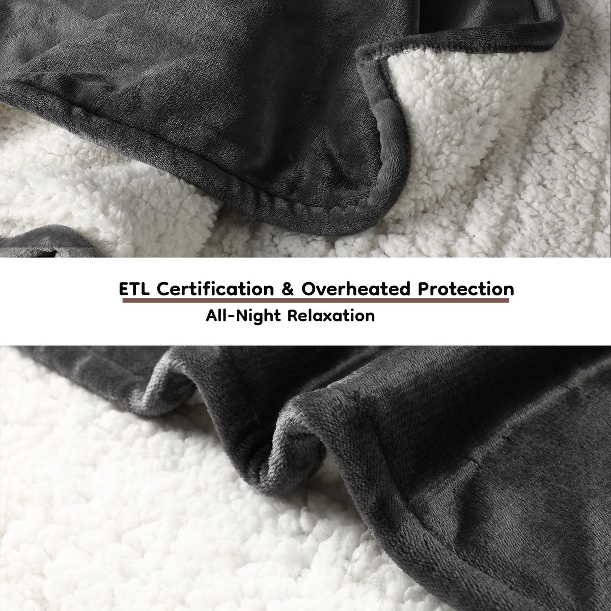 LaffyLo machine-washable electric blanket for quick refresh