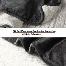 LaffyLo machine-washable electric blanket for quick refresh