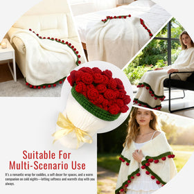 Laghura Gift-ready artisanal crochet blanket ready to surprise a loved one.