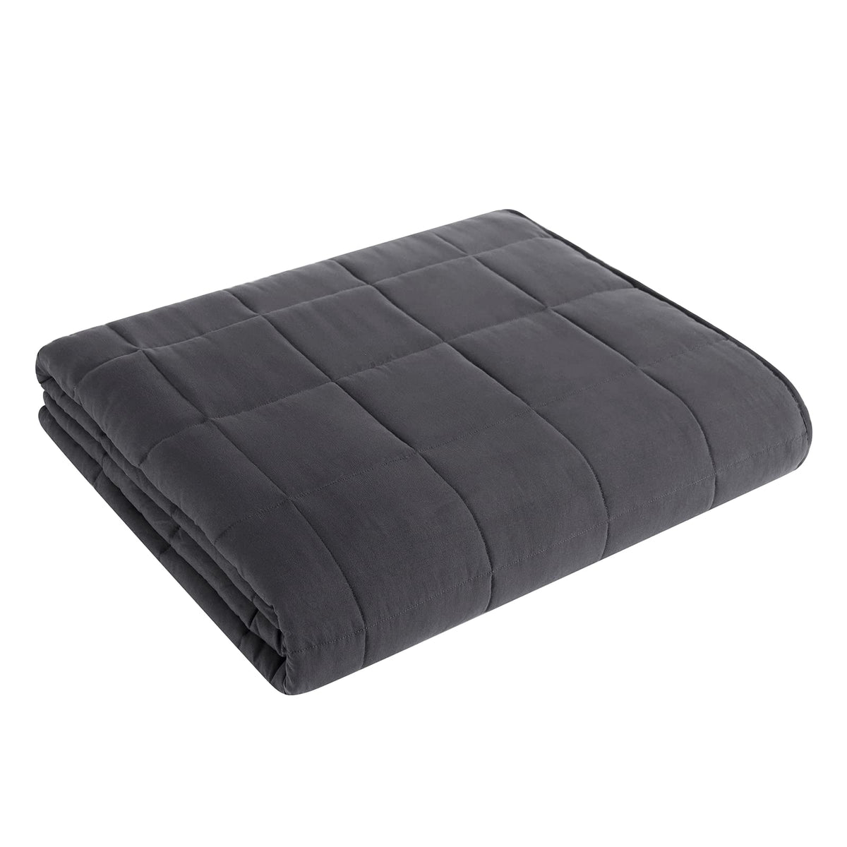 L'AGRATY king-size weighted blanket fabric close-up for soft comfort and breathability